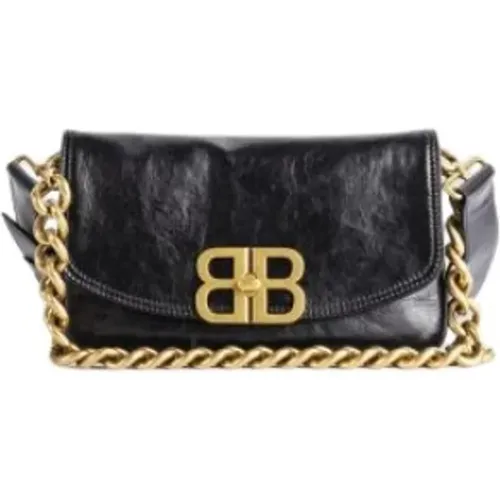 Weiche Flap-Tasche mit BB-Logo - Balenciaga - Modalova