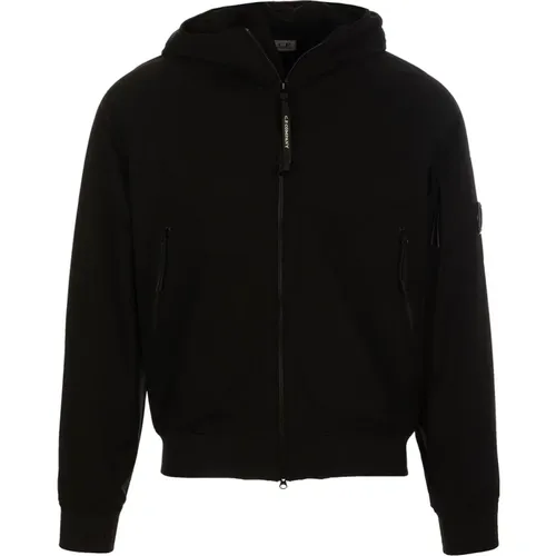 Short Jacket with Hood and Adjustable Drawstring , male, Sizes: M - C.P. Company - Modalova