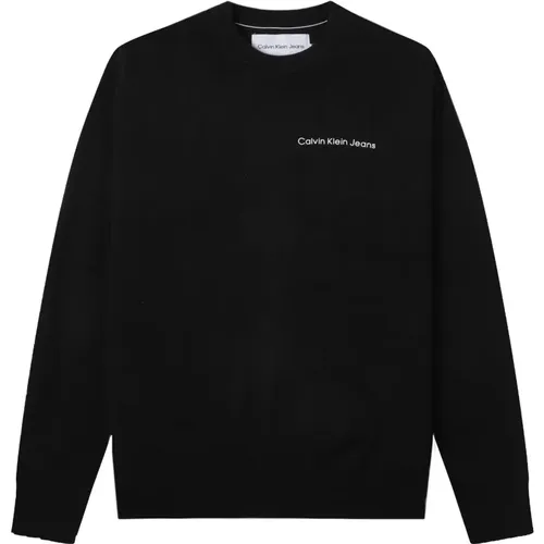 Herren Schwarzes Jersey Shirt J324974 - Calvin Klein Jeans - Modalova