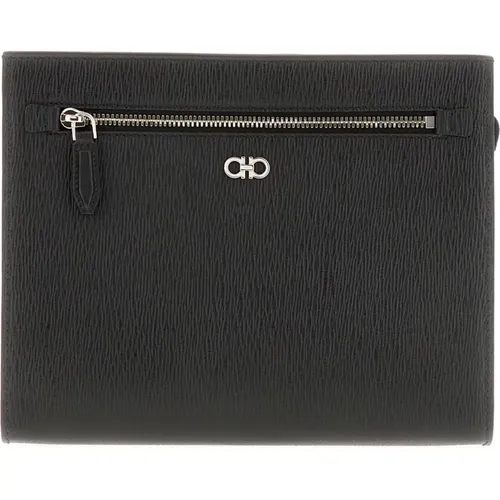 Borse Clutch Bag , male, Sizes: ONE SIZE - Salvatore Ferragamo - Modalova