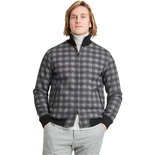 Full Zip Bomber Sweatshirt , male, Sizes: M, L, XL - Circolo 1901 - Modalova