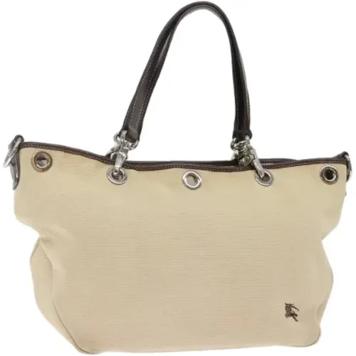 Pre-owned Canvas handbags , female, Sizes: ONE SIZE - Burberry Vintage - Modalova