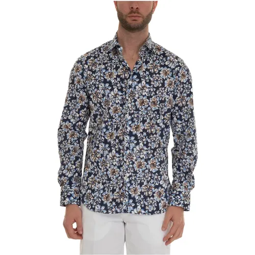 Fantasie Blumiges Kleidungsstück mit Kragen , Herren, Größe: 2XL - Càrrel - Modalova