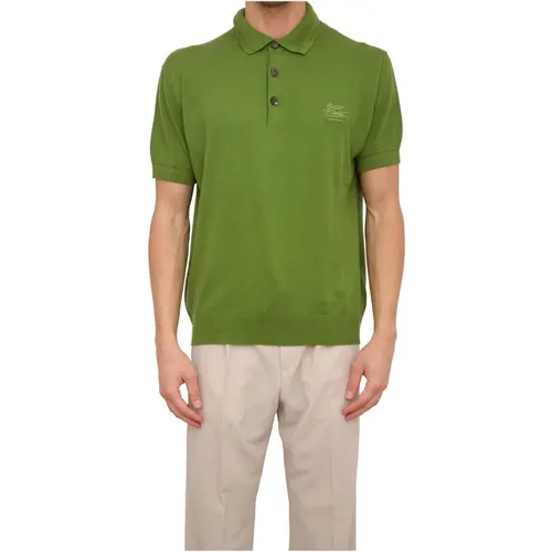 Grünes Gestricktes Poloshirt , Herren, Größe: 2XL - ETRO - Modalova