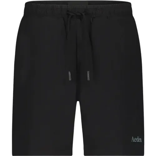 Schwarze Stevie Badehose , Herren, Größe: XL - Aeden - Modalova