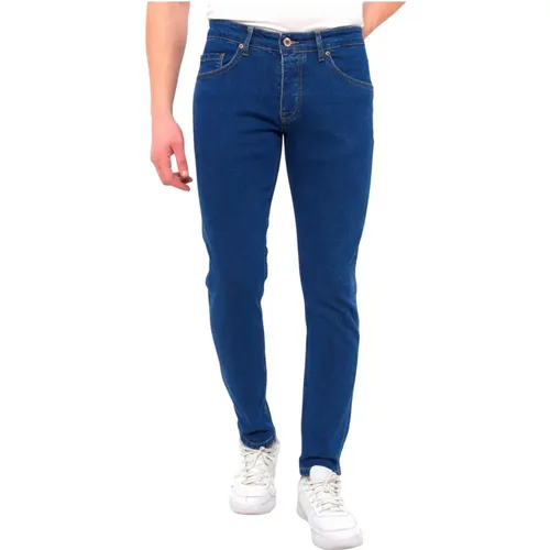 Einfache Jeans Herren Slim Fit - Dc-057 , Herren, Größe: W32 - True Rise - Modalova