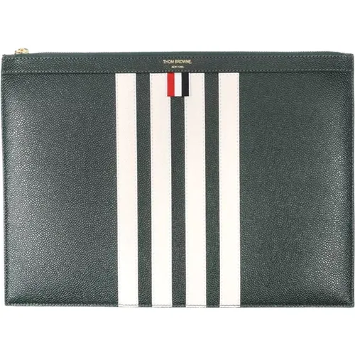Stylish Leather Wallet , female, Sizes: ONE SIZE - Thom Browne - Modalova