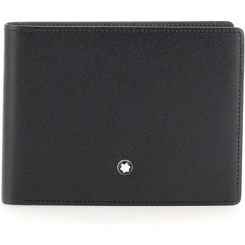 Leather Wallet with Iconic Logo , male, Sizes: ONE SIZE - Montblanc - Modalova