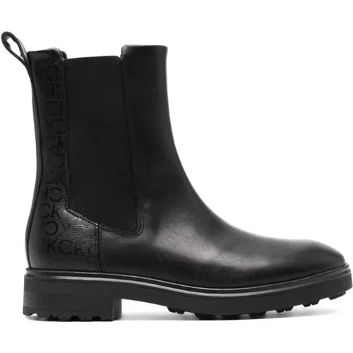 Cleat chelsea boot , female, Sizes: 5 UK, 4 UK, 6 UK, 7 UK, 3 UK, 8 UK - Calvin Klein - Modalova