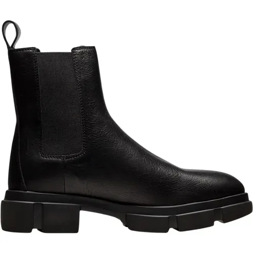 Rounded Toe Leather Chelsea Boots , Damen, Größe: 41 EU - Copenhagen Shoes - Modalova