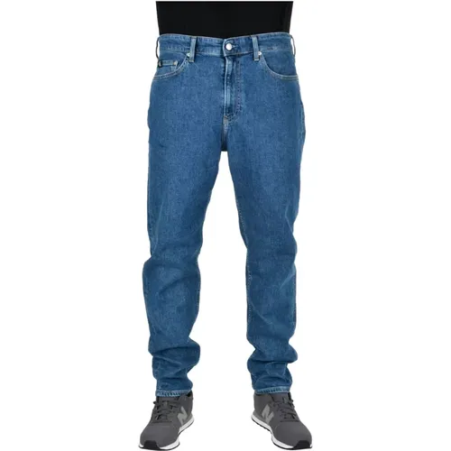 Slim-Fit and Green Jeans , male, Sizes: W38, W36, W34, 3XS - Calvin Klein - Modalova