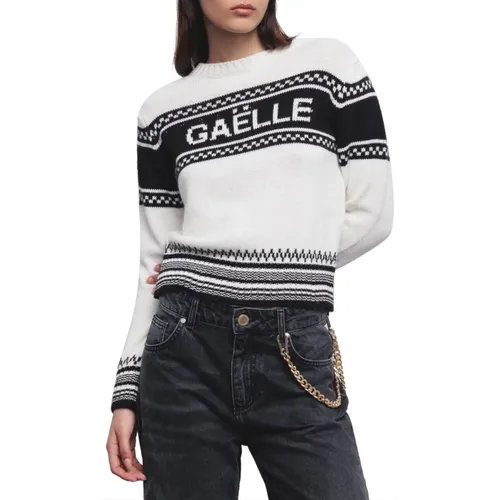 Offwhite-Schwarzes Pullover-Set für Frauen , Damen, Größe: XS - Gaëlle Paris - Modalova