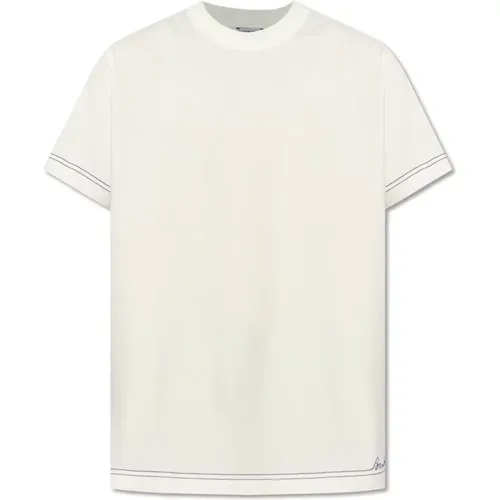 T-Shirt mit Patch , Herren, Größe: S - Burberry - Modalova