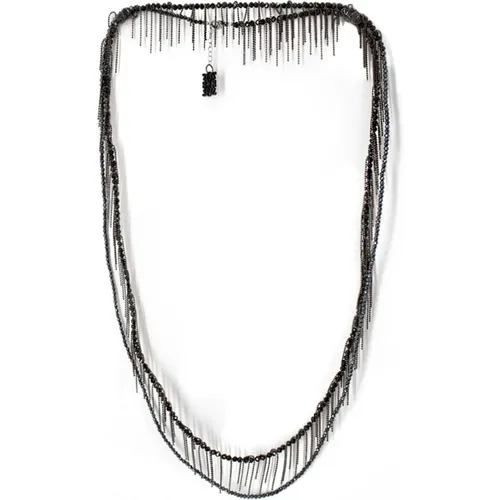 Moderne Perlenkette , Damen, Größe: ONE Size - Panicale - Modalova