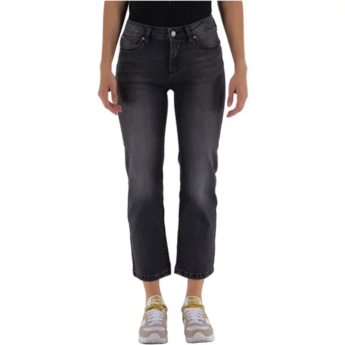 Cropped Push Up Jeans , female, Sizes: W25 - Fracomina - Modalova