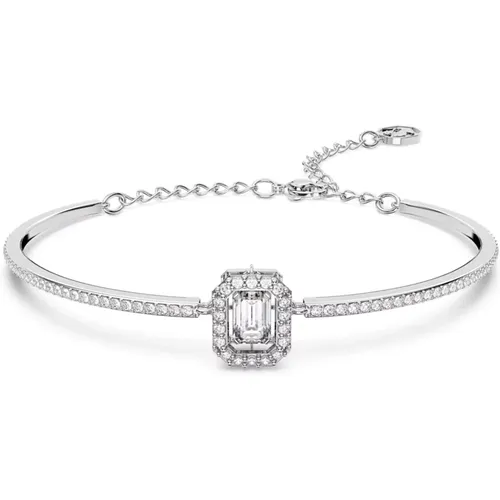 Elegant Una Crystal Bangle Jewelry , female, Sizes: ONE SIZE - Swarovski - Modalova