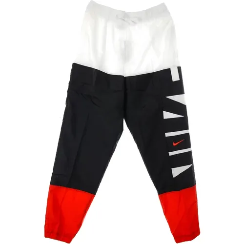 Casual Tracksuit Pants White/Black/Red , male, Sizes: XL - Nike - Modalova