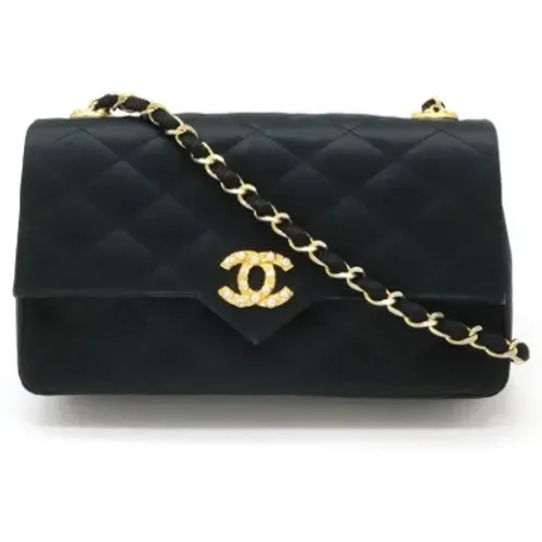 Pre-owned Satin chanel-bags , female, Sizes: ONE SIZE - Chanel Vintage - Modalova