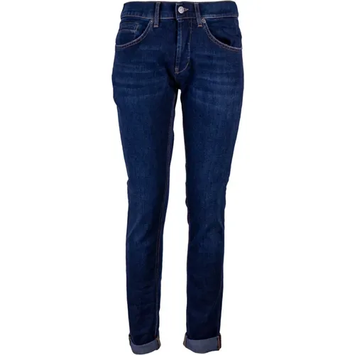 Schmal geschnittene Jeans , Herren, Größe: W32 - Dondup - Modalova