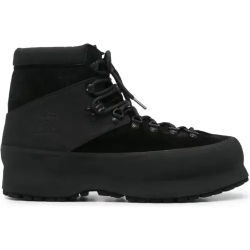 Suede Lace-Up Ankle Boots , male, Sizes: 11 UK, 7 UK, 10 UK, 9 UK, 8 UK - Ten C - Modalova