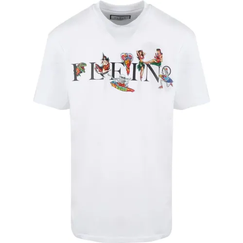 SS Hawaii T-Shirt , male, Sizes: XL, 2XL - Philipp Plein - Modalova