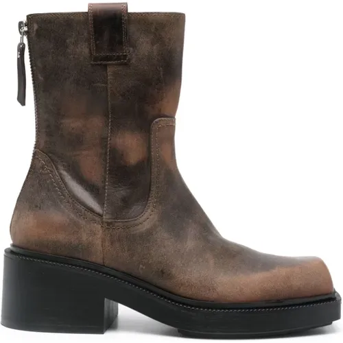 Saddle Boots Biscotto Tronc Style , female, Sizes: 5 1/2 UK, 6 UK, 5 UK, 7 UK, 3 UK, 4 UK, 4 1/2 UK - Vic Matié - Modalova