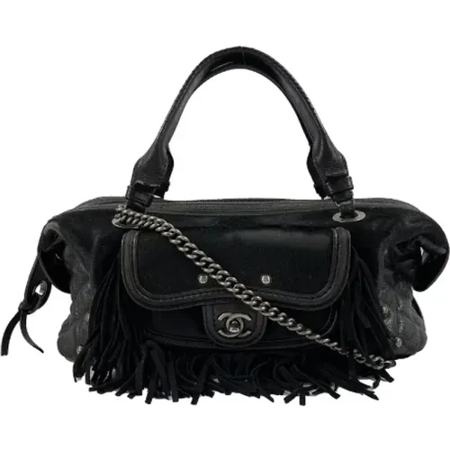Used Chanel Paris Dallas Fringe Shoulder Bag , female, Sizes: ONE SIZE - Chanel Vintage - Modalova