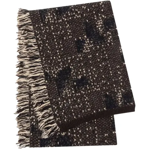 Dark Scarf 02580-Mona 9712 M.k. , male, Sizes: ONE SIZE - Dries Van Noten - Modalova