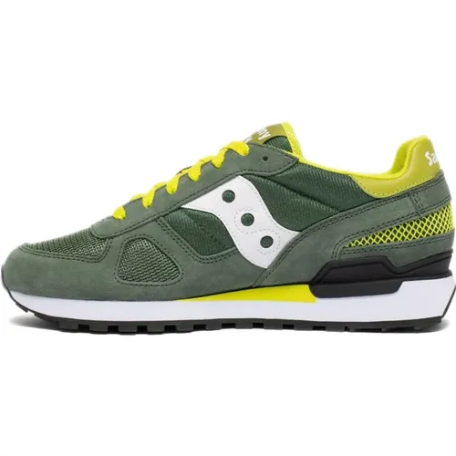 Sleek Men`s Sneakers , male, Sizes: 12 UK - Saucony - Modalova