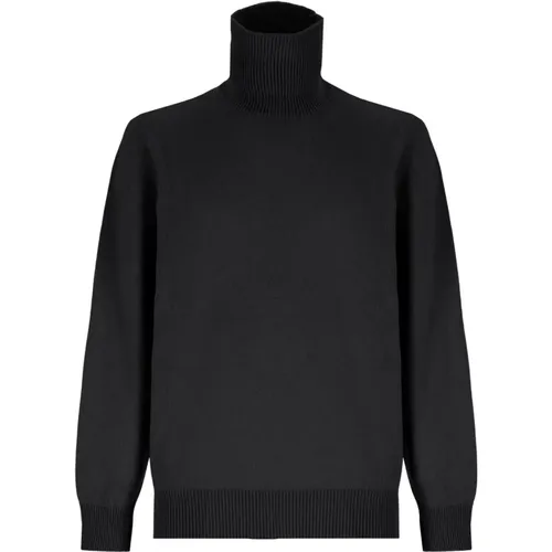 Merino Wool Turtleneck Sweater , male, Sizes: L, XL, S, M, 2XL - Laneus - Modalova