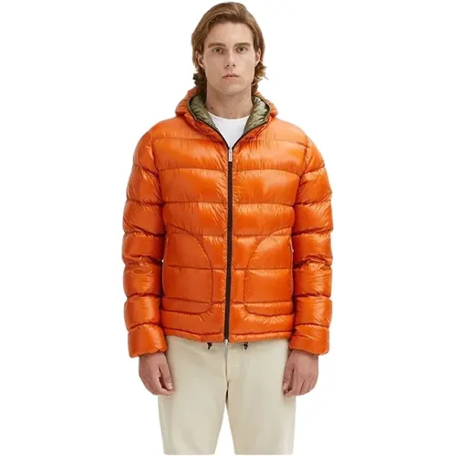 Reversible Down Jacket in /Green , male, Sizes: XL, L, M, 2XL, S - Centogrammi - Modalova