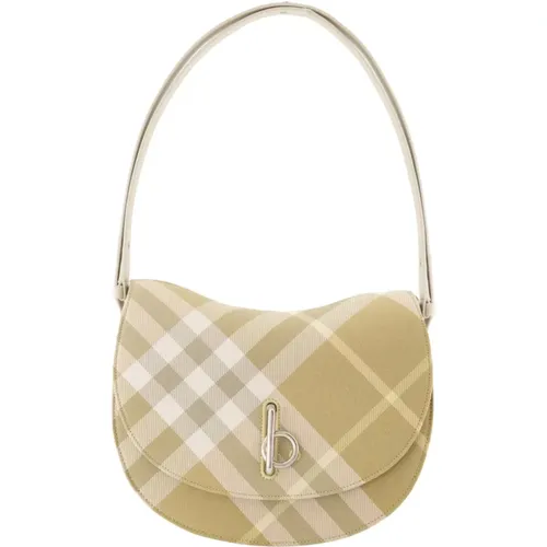 Vintage Check Wool Rocking Horse Bag , female, Sizes: ONE SIZE - Burberry - Modalova