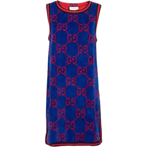 Pre-owned Cotton dresses , female, Sizes: L - Gucci Vintage - Modalova