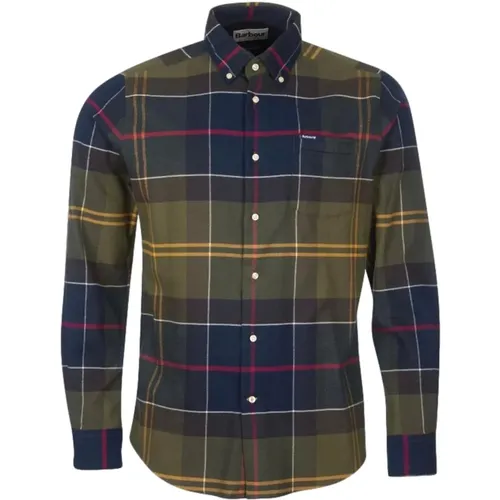 Tartan Edderton Tailored Shirt , male, Sizes: XL, 2XL - Barbour - Modalova