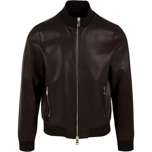 Derek Seamless Lederjacke , Herren, Größe: M - The Jack Leathers - Modalova