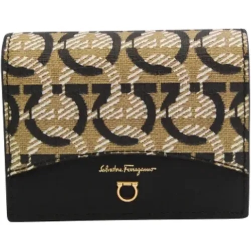 Pre-owned Canvas wallets , female, Sizes: ONE SIZE - Salvatore Ferragamo Pre-owned - Modalova