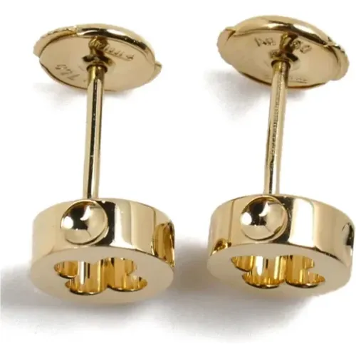 Pre-owned Gold earrings , female, Sizes: ONE SIZE - Louis Vuitton Vintage - Modalova