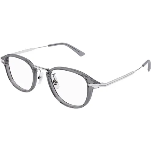 Graues Klassisches Brillenmodell Mb0336O , unisex, Größe: 48 MM - Montblanc - Modalova