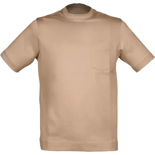 Jersey Pocket T-Shirt in Fango , male, Sizes: L, M, 3XL, 2XL, XL - Circolo 1901 - Modalova