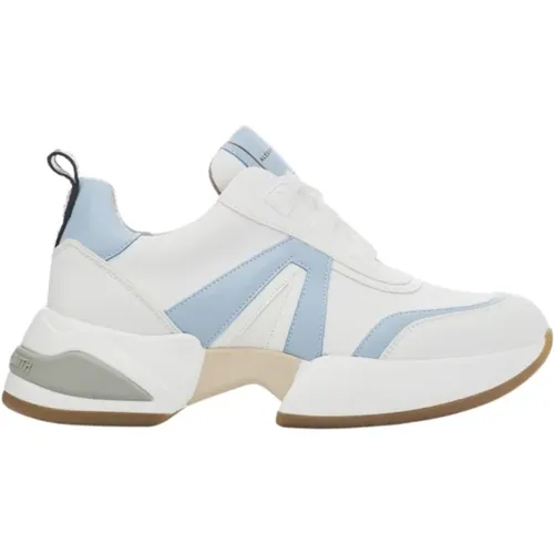 Moderne Marmor Damen Sneaker Weiß/Blau , Damen, Größe: 40 EU - Alexander Smith - Modalova