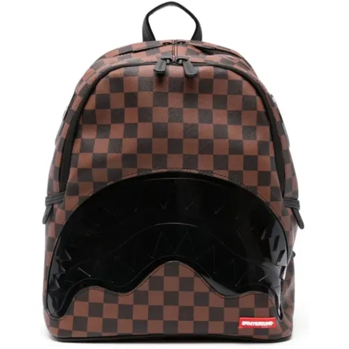 Check Pattern Backpack Limited Edition , male, Sizes: ONE SIZE - Sprayground - Modalova