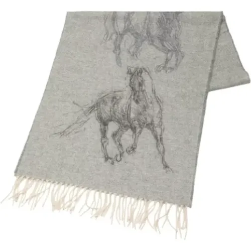 Pre-owned Cashmere scarves , female, Sizes: ONE SIZE - Hermès Vintage - Modalova