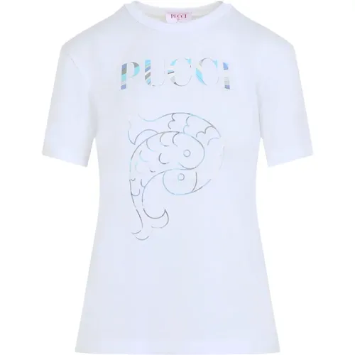 Multicolour Stylish T-Shirt for Women , female, Sizes: M, XS, S - EMILIO PUCCI - Modalova