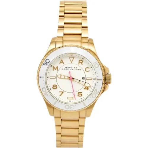 Pre-owned Stainless Steel watches , female, Sizes: ONE SIZE - Marc Jacobs Pre-owned - Modalova