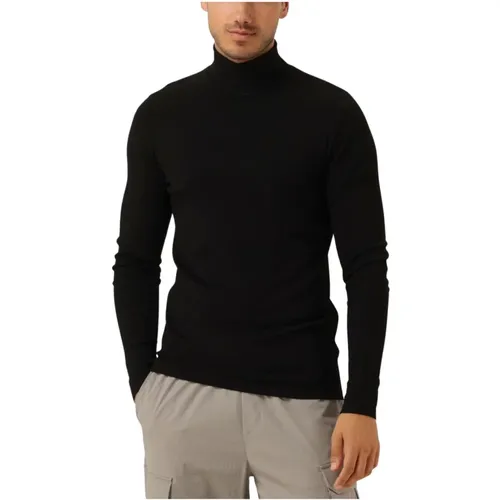 Essentieller Strick Rollkragen Pullover , Herren, Größe: L - Pure Path - Modalova