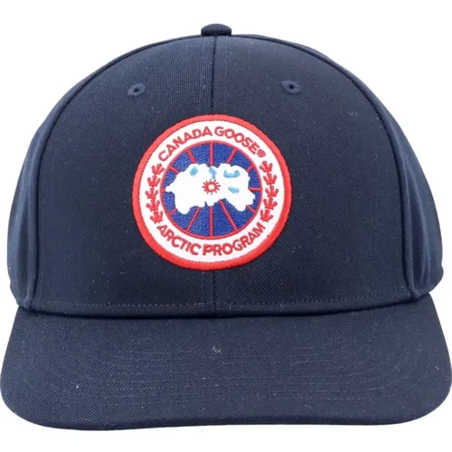 Stitched Visor Hat , male, Sizes: ONE SIZE - Canada Goose - Modalova