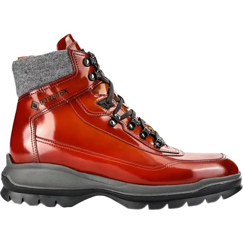 Italian Leather Ankle Boots , male, Sizes: 12 UK, 6 UK, 11 UK, 7 UK, 9 UK, 8 UK, 10 UK - Santoni - Modalova