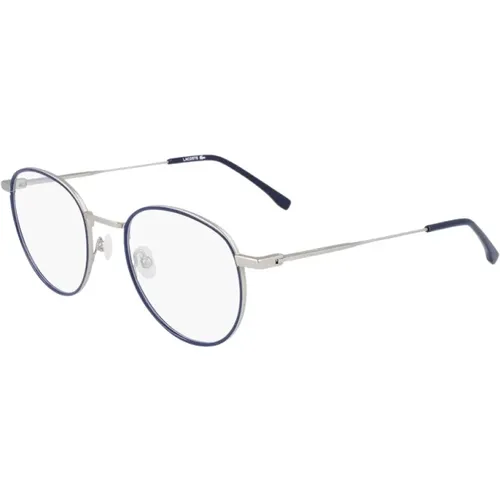 L2272 045 Silberne Brille Lacoste - Lacoste - Modalova