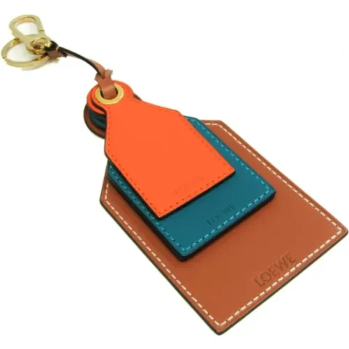 Pre-owned Leather key-holders , female, Sizes: ONE SIZE - Loewe Pre-owned - Modalova