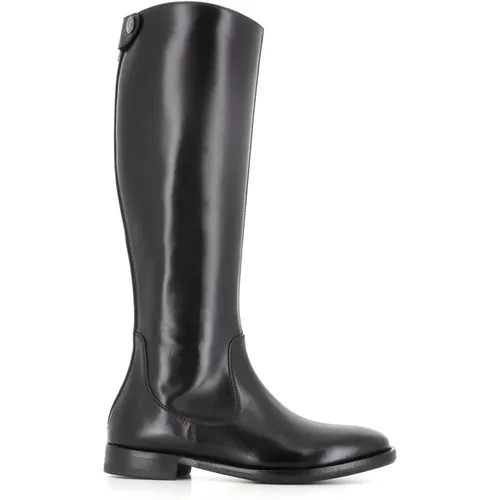 Leather High Boots Women , female, Sizes: 4 1/2 UK, 6 UK, 5 1/2 UK, 3 UK, 7 UK, 5 UK, 4 UK - Alberto Fasciani - Modalova